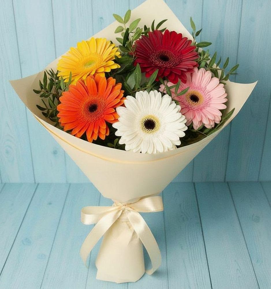 Букет цветов из: Герберы в Гражданском