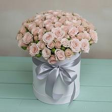 Цветочная композиция из Розы в шляпной коробке в Гражданском