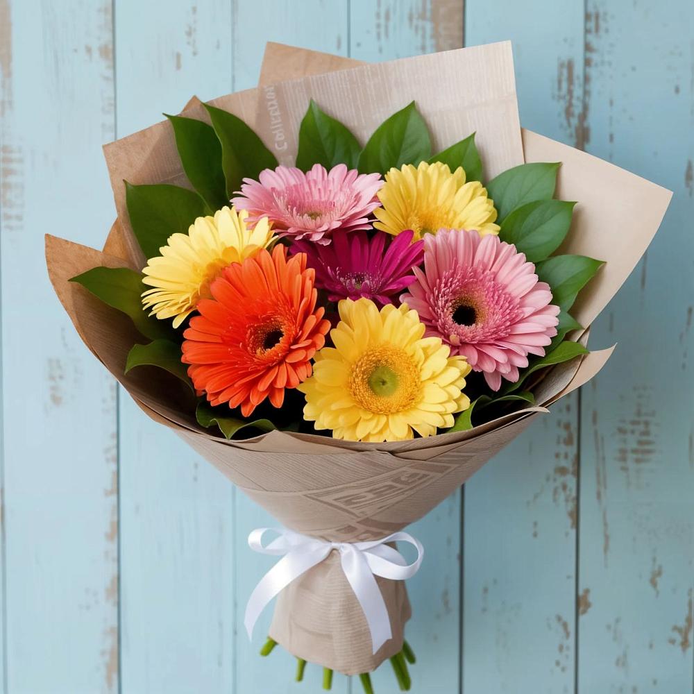 Букет цветов из: Герберы в Гражданском