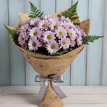 Букет цветов из:  Хризантемы #REPLACE_PRED# Гражданском