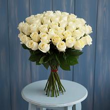 Букет 51 Белая роза Эдлесс Лав #REPLACE_PRED# Гражданском