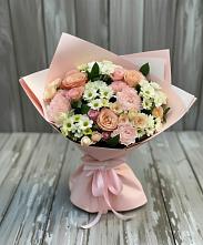 Букет цветов из:  Гвоздики, Розы и Хризантемы #REPLACE_PRED# Гражданском