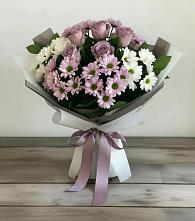 Букет цветов из:  Хризантемы и Розы в Гражданском