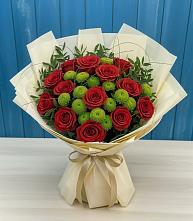 Букет цветов из:  Розы и Хризантемы в Гражданском