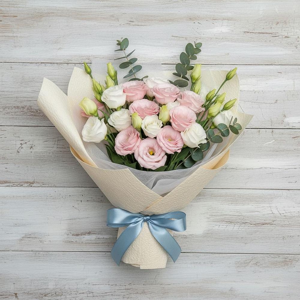 Букет цветов из: Лизиантусы в Гражданском